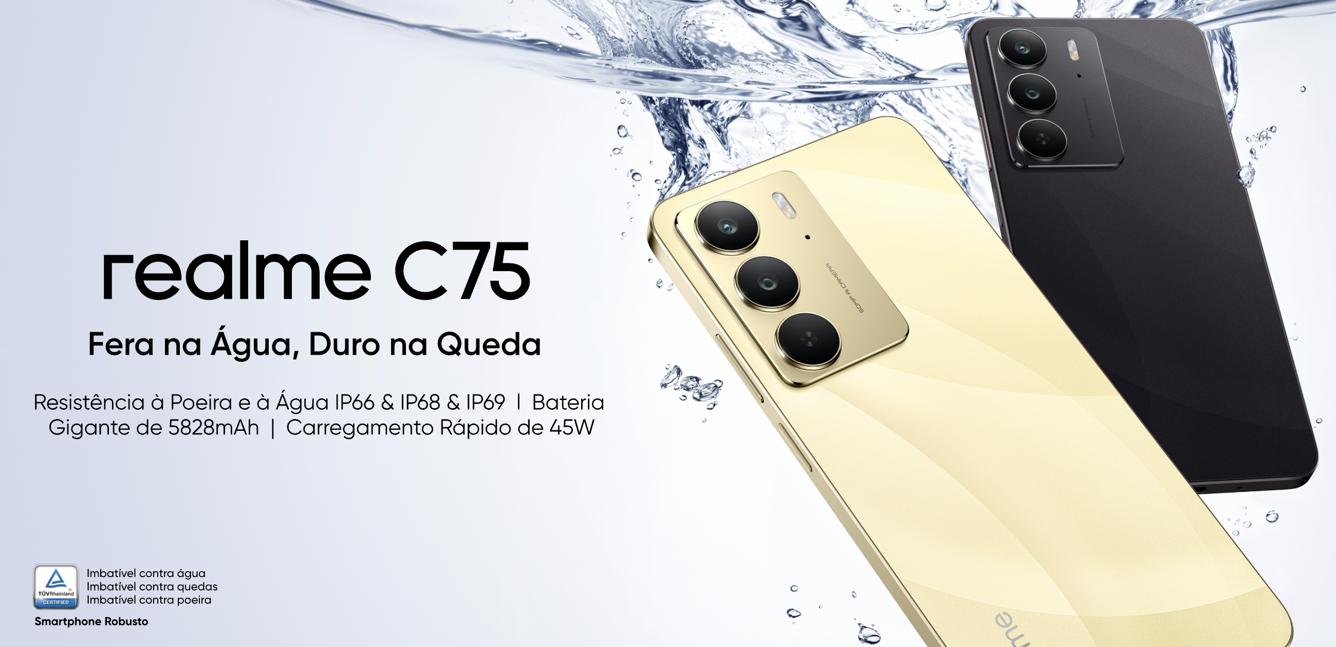 REALME C75 NFC 4G 8GB 256GB Versão Global - Rs eletronicos sorocaba